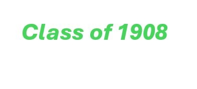 Class of 1908